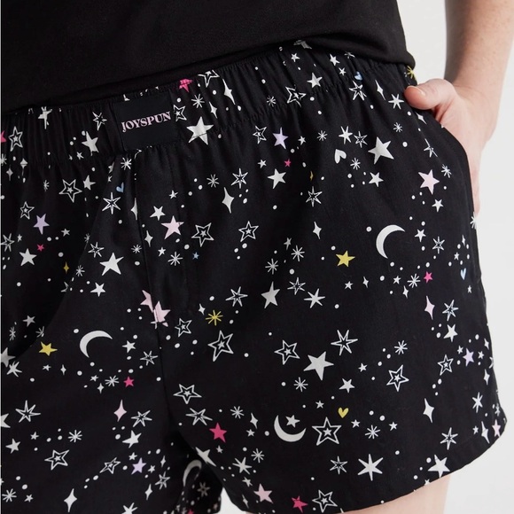 Joyspun Black Soot Woven Pajama Boxer Brief - Picture 5 of 11